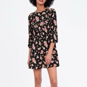 ZARA floral print dress / Size S